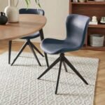 Pure Aurex Set of 2 Dining Chairs, Faux Leather