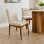 Pure Aurex Set of 2 Dining Chairs, Fabric